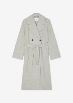 Marc O'Polo Coat With Waist Belt Made From Compact Knitted Quality -Marc O'Polo Verkäufe fd52887f11778370140f71fab6c178ed